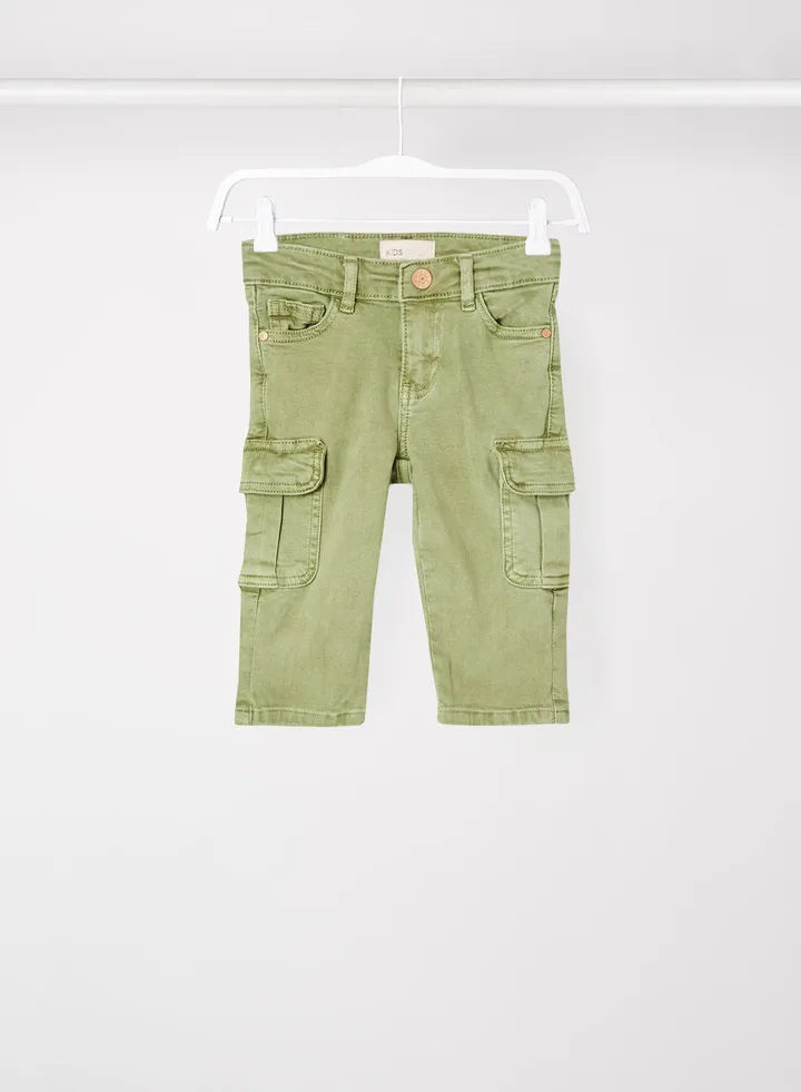 Casual Cargo Shorts Oil Green