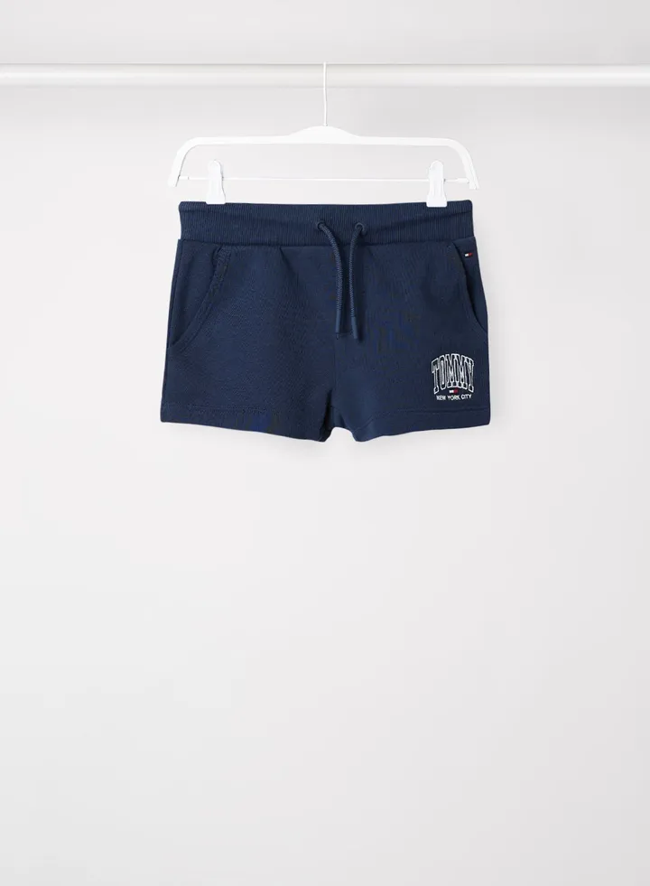 Girls Organic Cotton Varsity Shorts