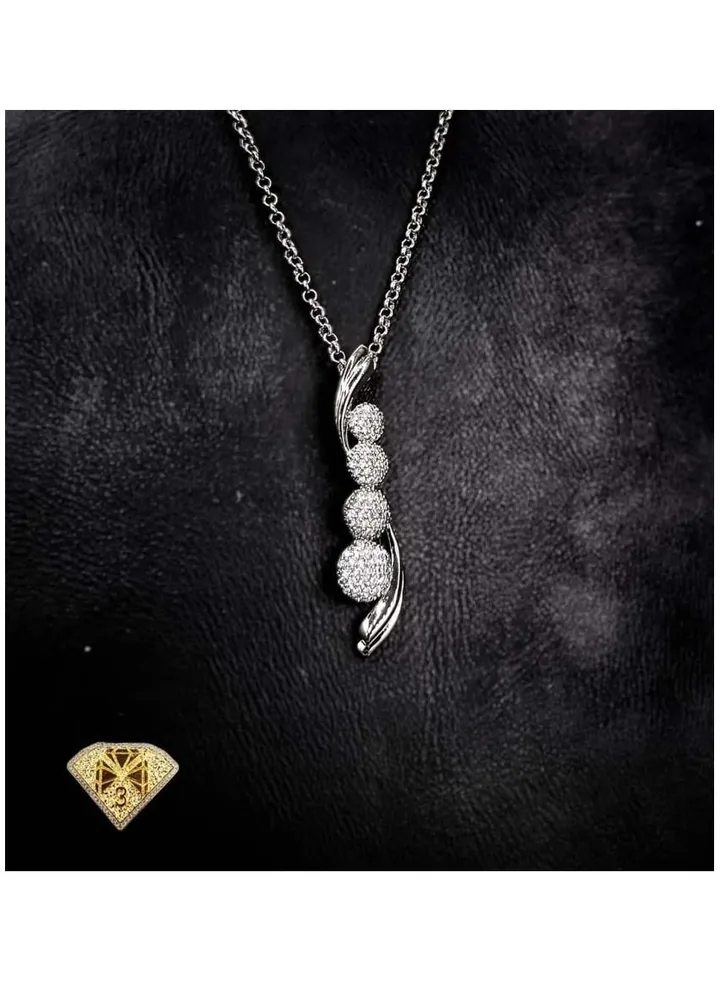Pendant Necklace For Women Platinum Plated-silver