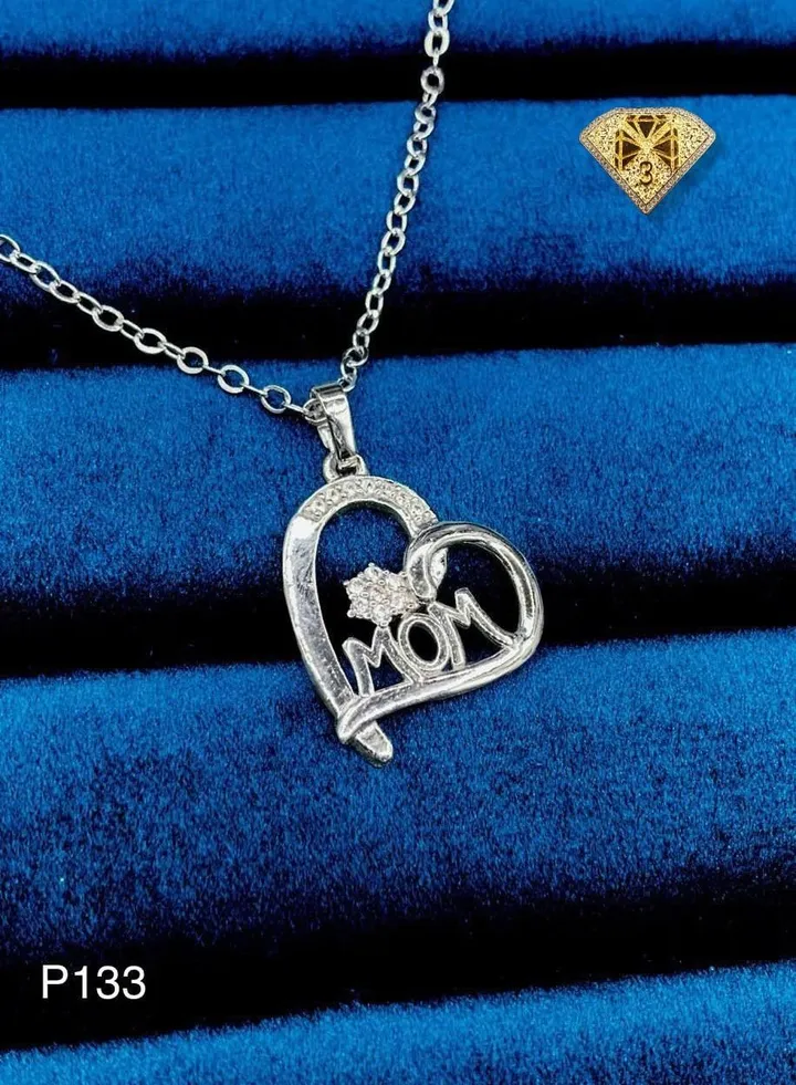 Pendant Necklace For Women Platinum Plated (MOM)
