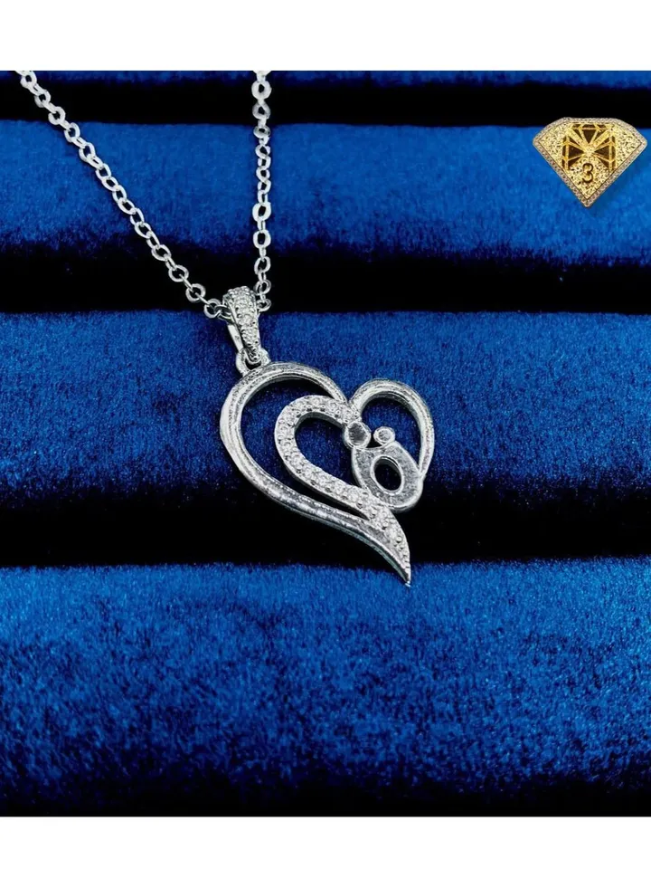 Pendant Necklace For Women Platinum Plated (MOM)