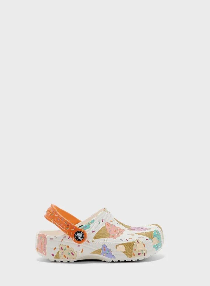 Kids Graphic Clog Sandals
