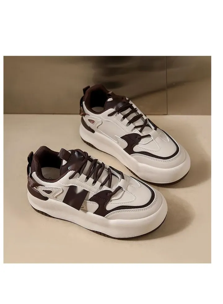 New Fashion Version Of The Student Board Shoes, Platform Platform Casual Shoes, Height-Matching Small White Shoes