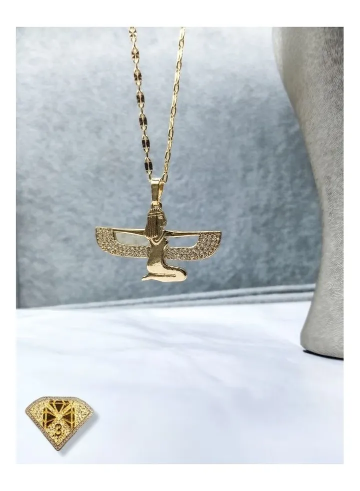 Pharaonic chain For Women Gold Plated