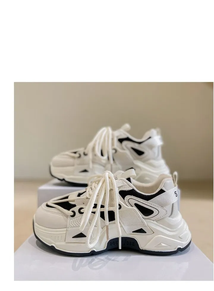 New Thick Soled Daddy Shoes Thick Soled Street Pats Sports Women Shoes