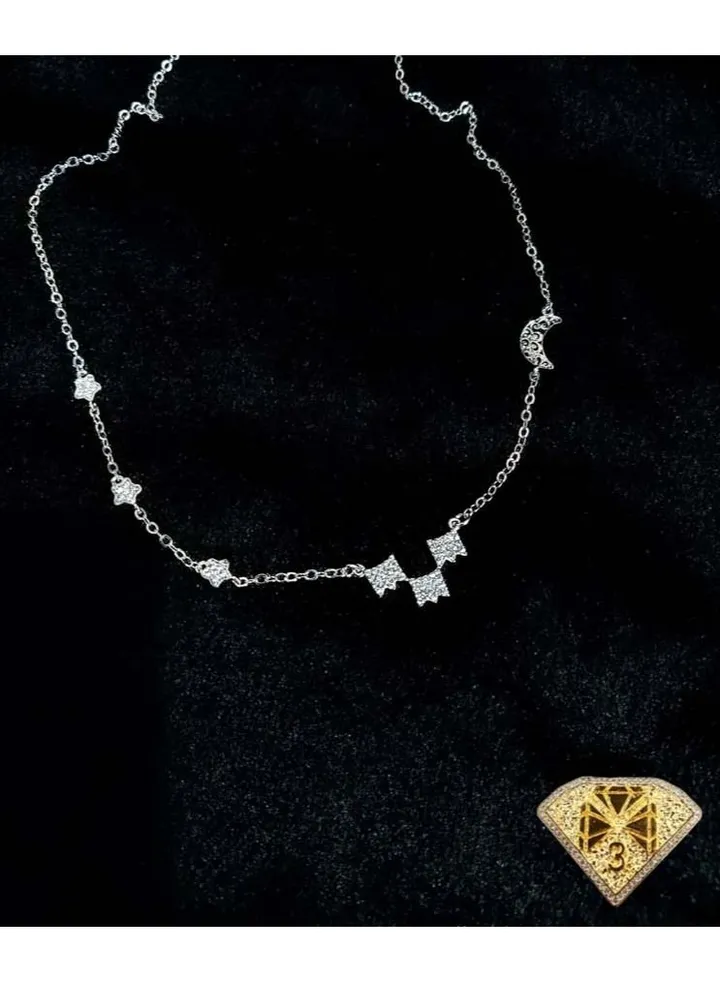 Pendant Necklace For Women Platinum Plated-silver