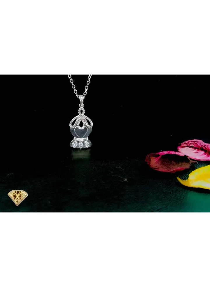 Pendant Necklace For Women Platinum Plated-silver