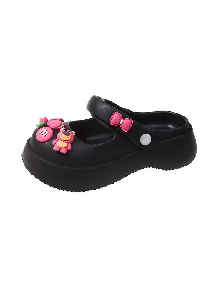 New Platform Cute Women's Slippers Height-Raising Beach Shoes