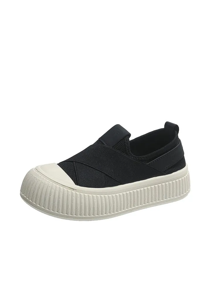Summer New Big Head Small White Shoes Cake Bottom Student Sports Leisure Board Shoes Female