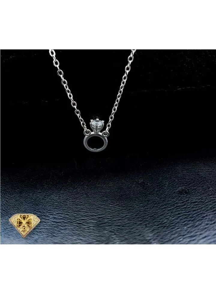 Pendant Necklace For Women Platinum Plated-silver
