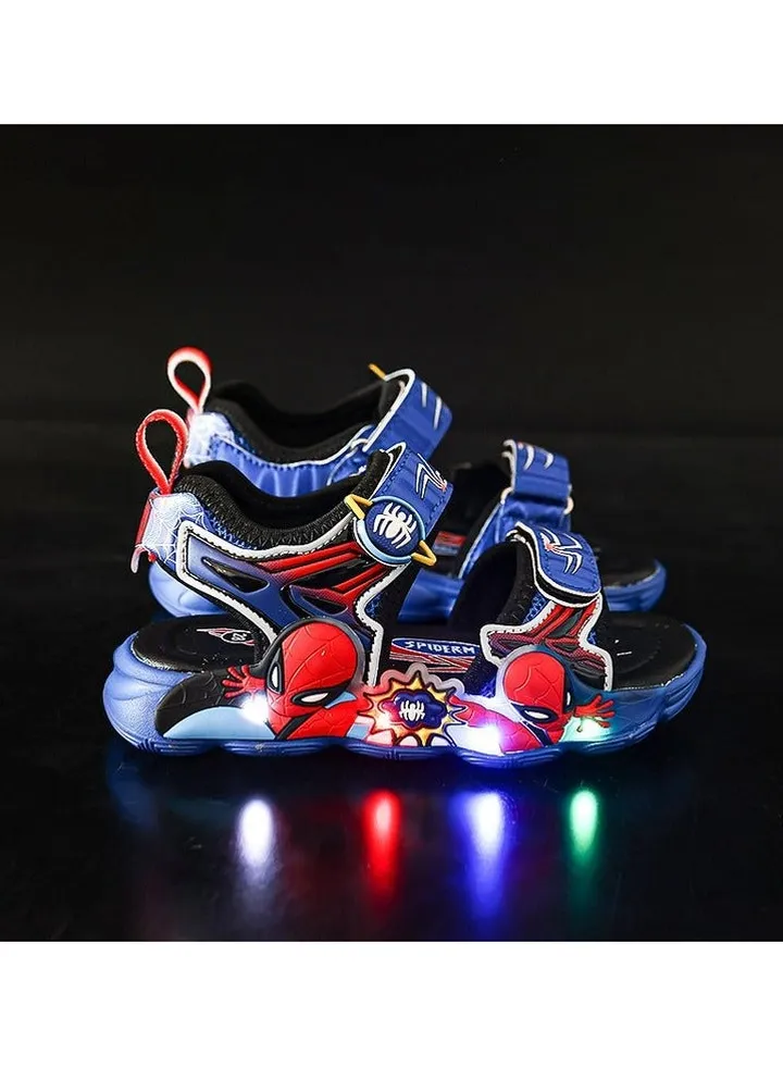 New Spider Man Shining Shoes Big Boys Soft Sole Beach Shoe