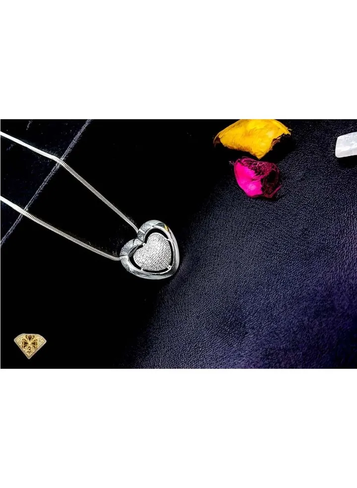 Pendant Necklace For Women Platinum Plated-silver