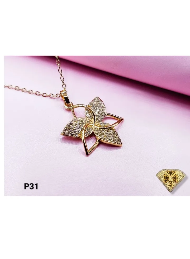 Pendant Necklace For Women Gold Plated