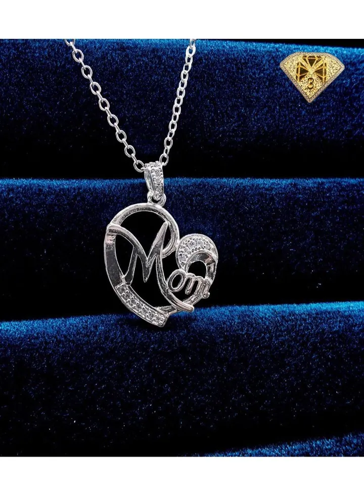 Pendant Necklace For Women Platinum Plated (MOM)