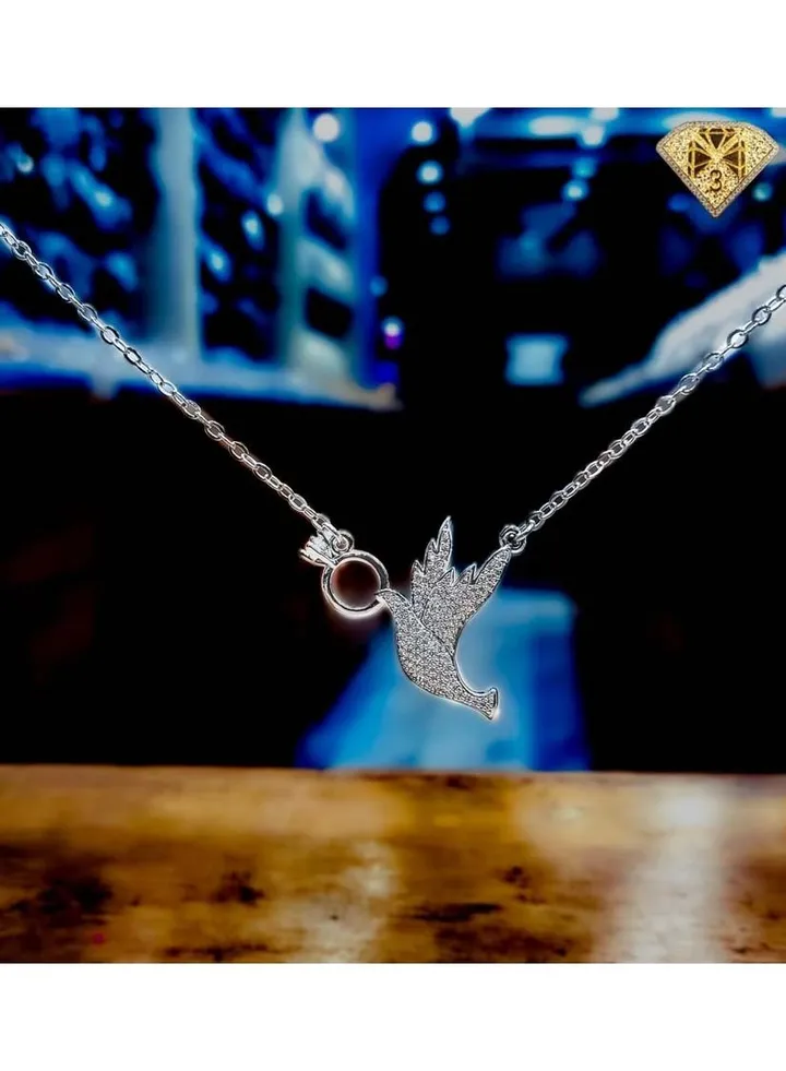 Pendant Necklace For Women Platinum Plated-silver