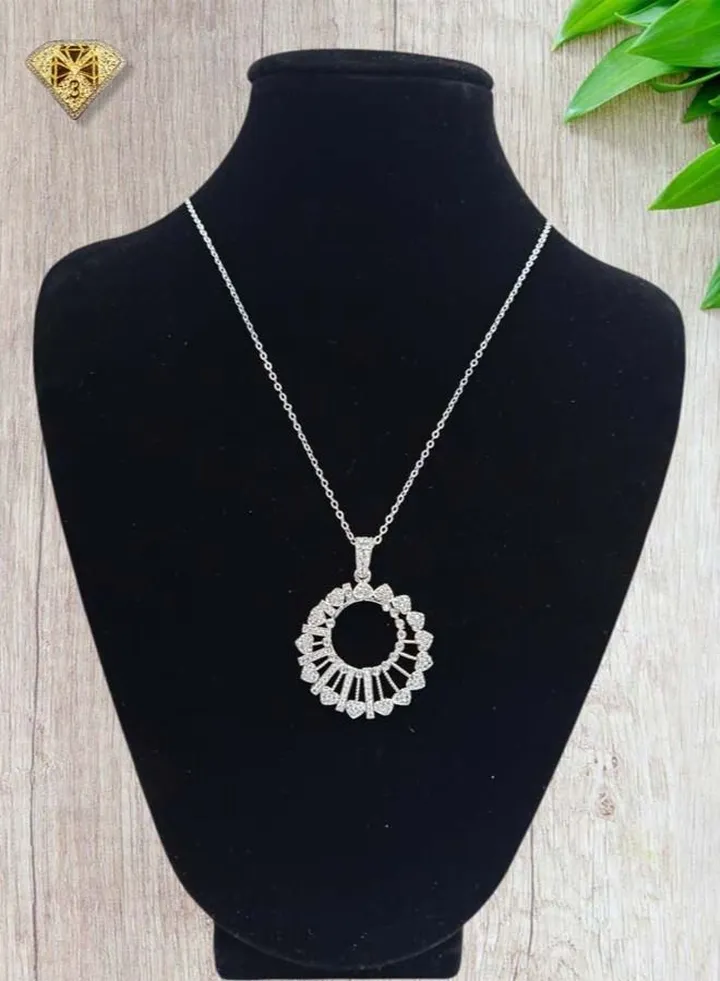 Pendant Necklace For Women Platinum Plated-silver