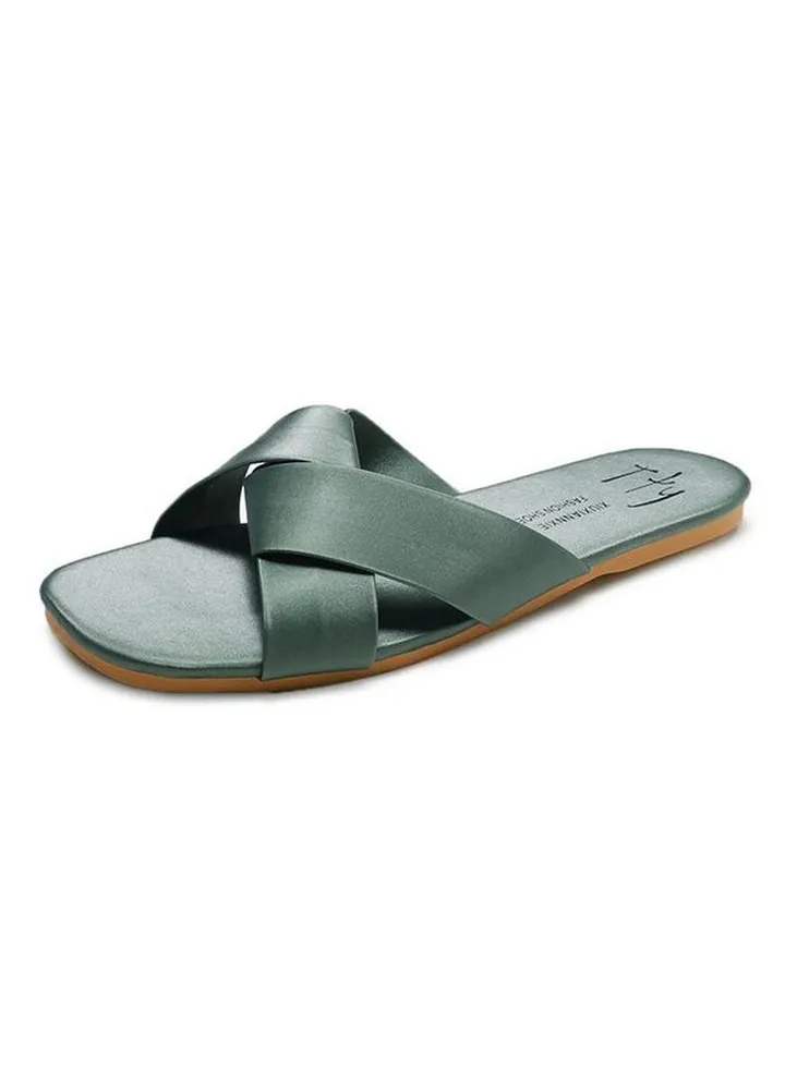 Grip And Comfy Slippers Green
