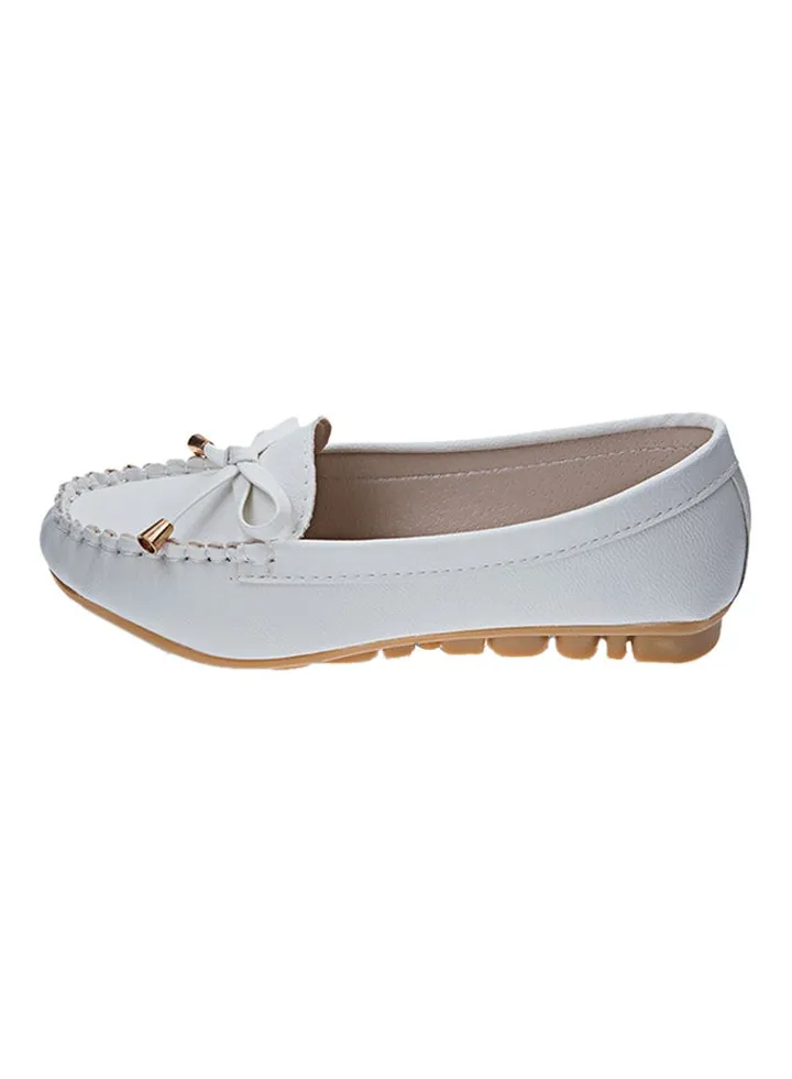 Bowknot Comfort Shoe White
