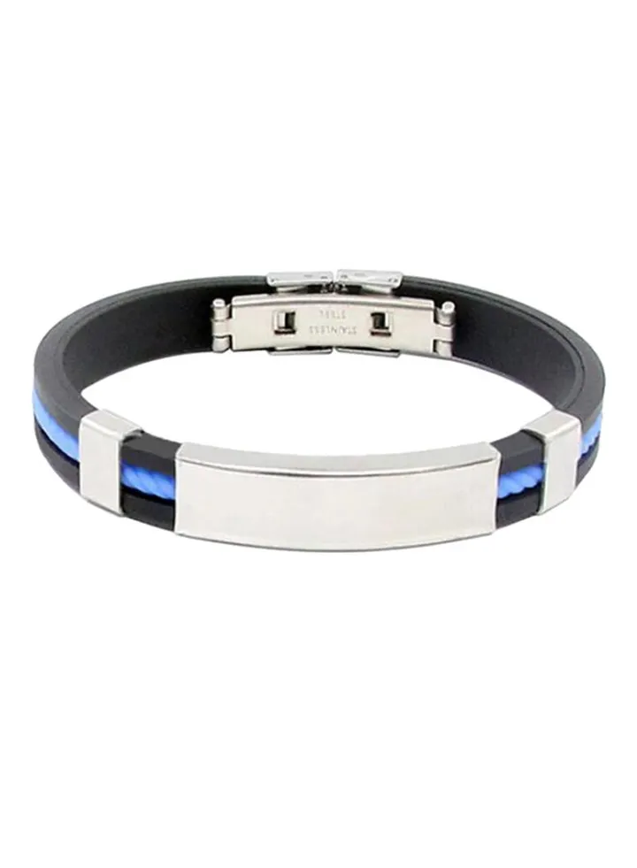 Rubber Wristband Cuff Bracelet