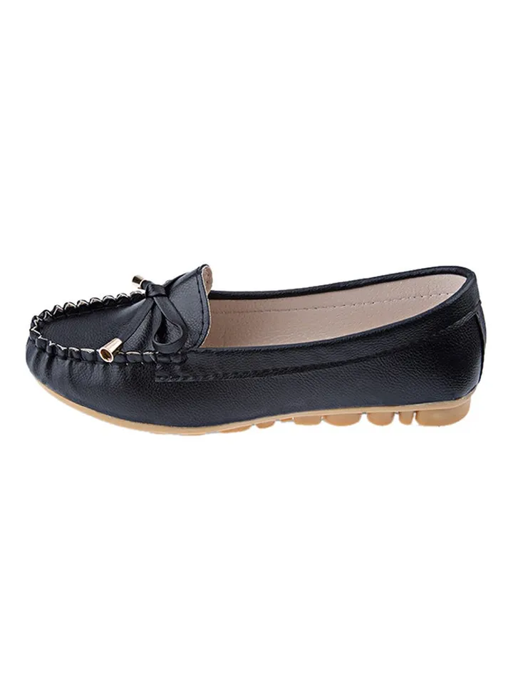 Bowknot Comfort Shoe Black