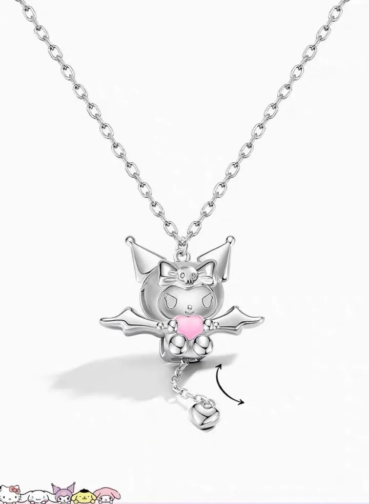 Sanrio Kuromi Heart of Love Necklace