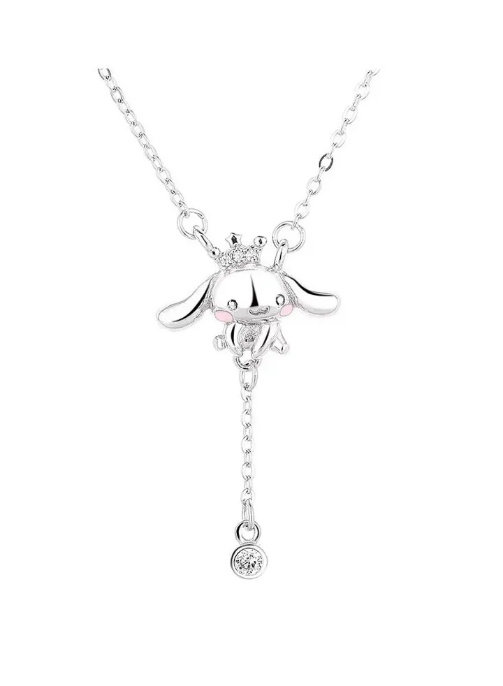 Sanrio Cartoon Cinnamon Dog Tassel Necklace