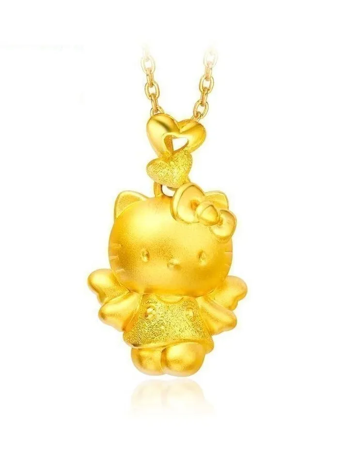 Hello Kitty Gold Necklace