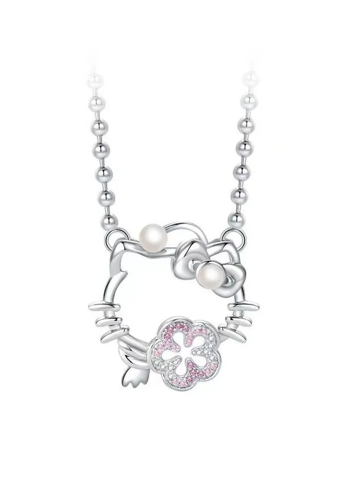 Hello Kitty Peach Blossom Necklace