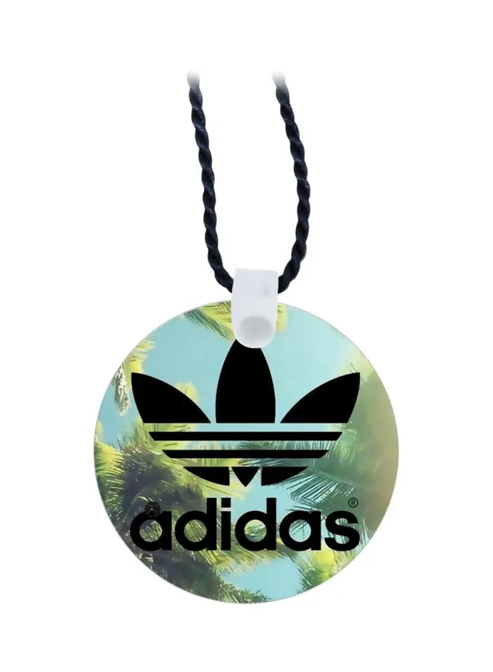 Adidas Logo Printed Pendant Necklace