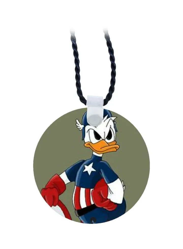 Donald Duck Printed Pendant Necklace