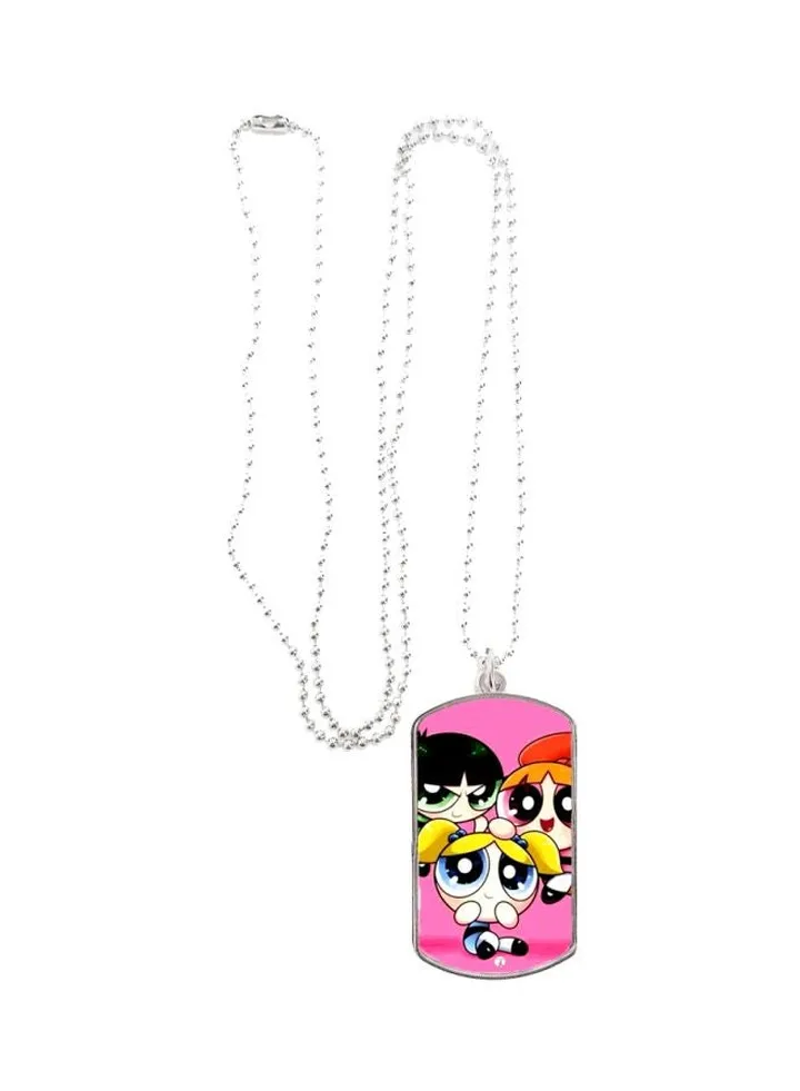 Cartoon Printed Pendant Necklace