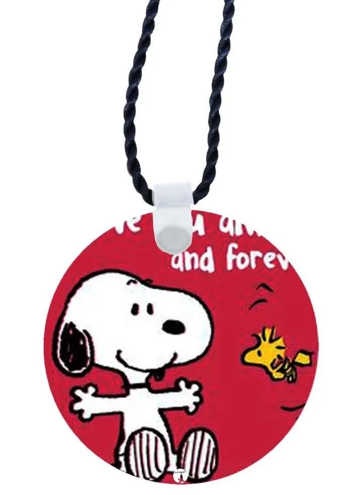 Snoopy Printed Pendant Necklace