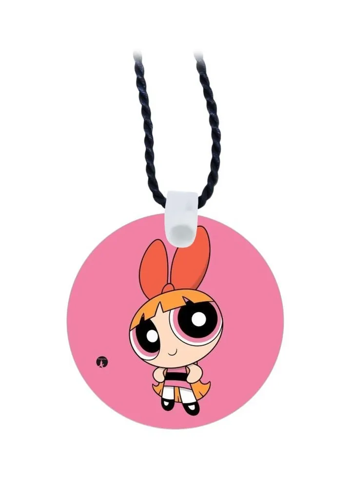 Powerpuff Girl Blossom Character Printed Pendant Necklace