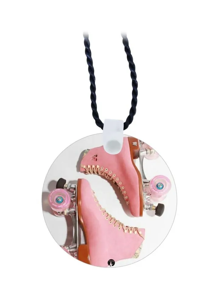 Skate Shoes Printed Pendant Necklace