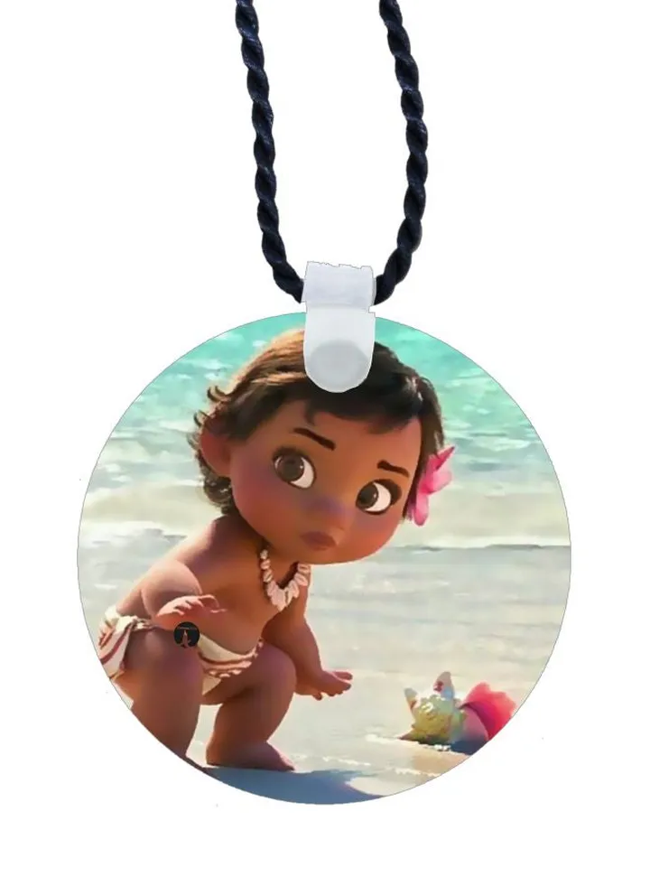 Disney Moana Printed Pendant Necklace
