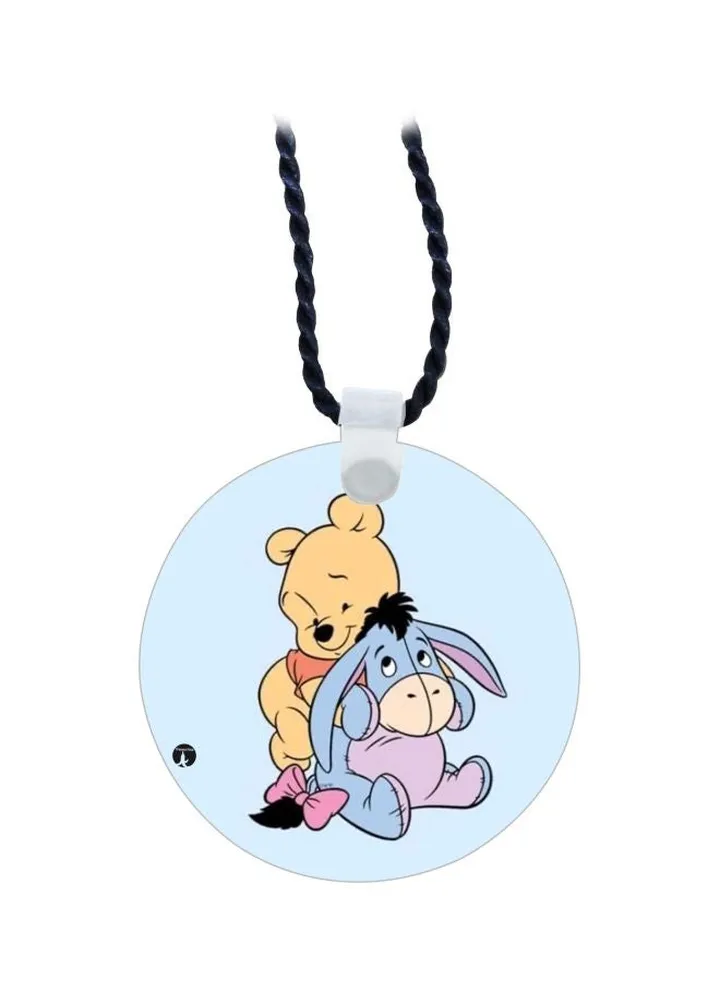Winnie The Pooh Printed Pendant Necklace