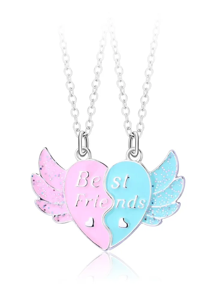 Friendship Necklace Best Friend Necklace Gifts Magnetic Matching BFF Necklace for 2 Girls Sister