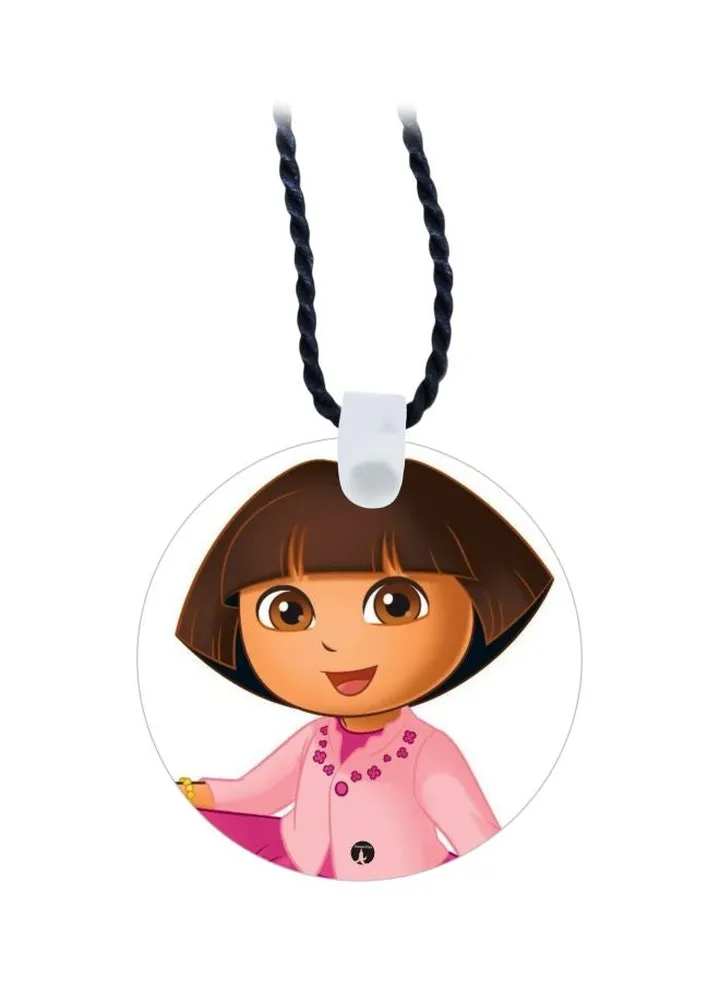 Dora The Explorer Printed Pendant Necklace