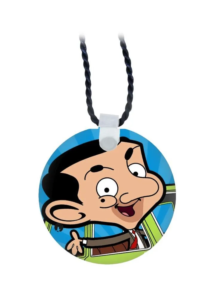 Mr. Bean Cartoon Printed Pendant Necklace