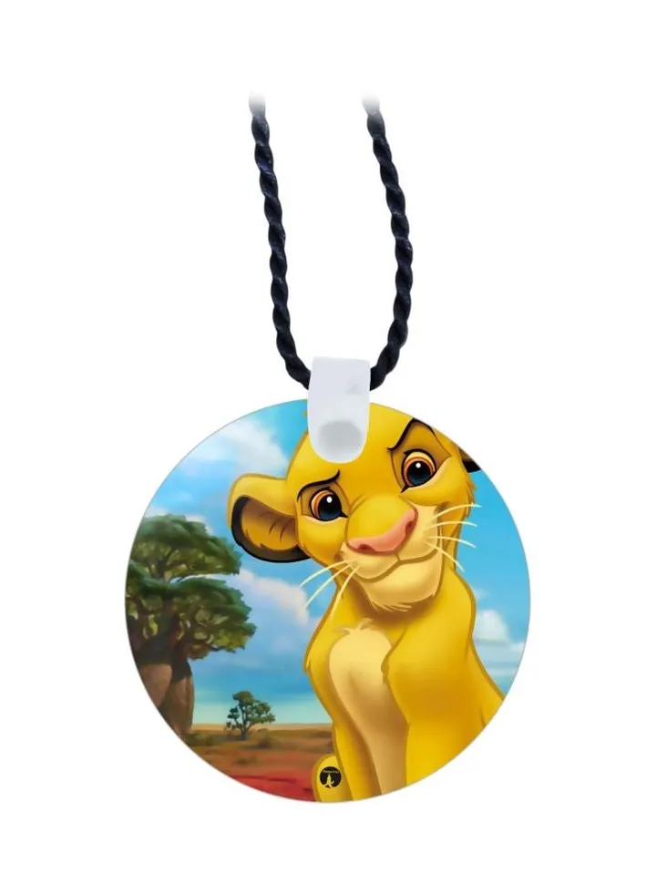 Simba The Lion King Printed Pendant Necklace