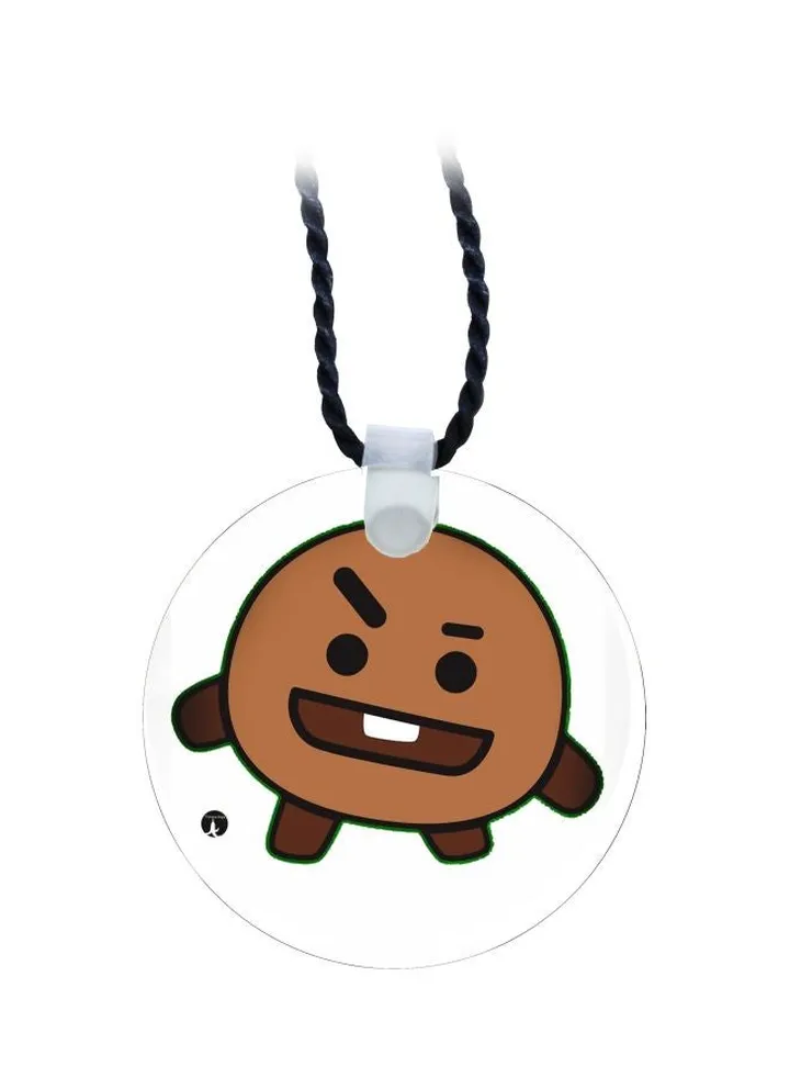 Shooky Printed Pendant Necklace