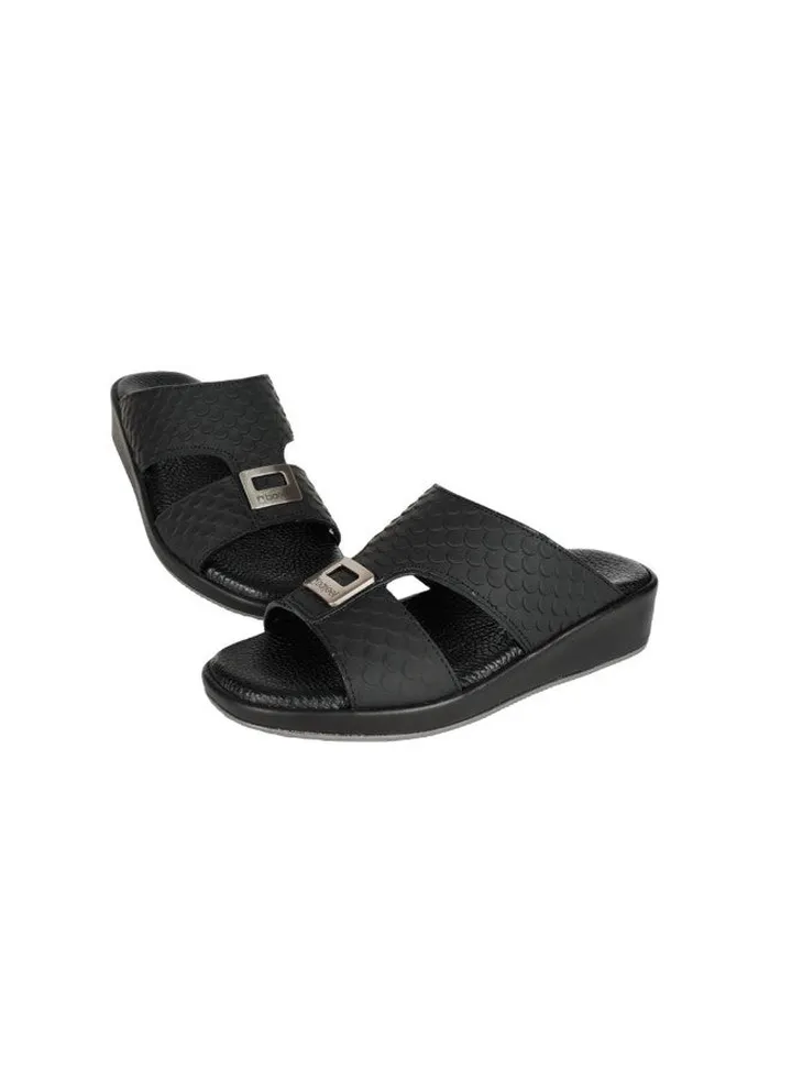 008-3450 Barjeel Boys Arabic Sandals BVTS 19 Black