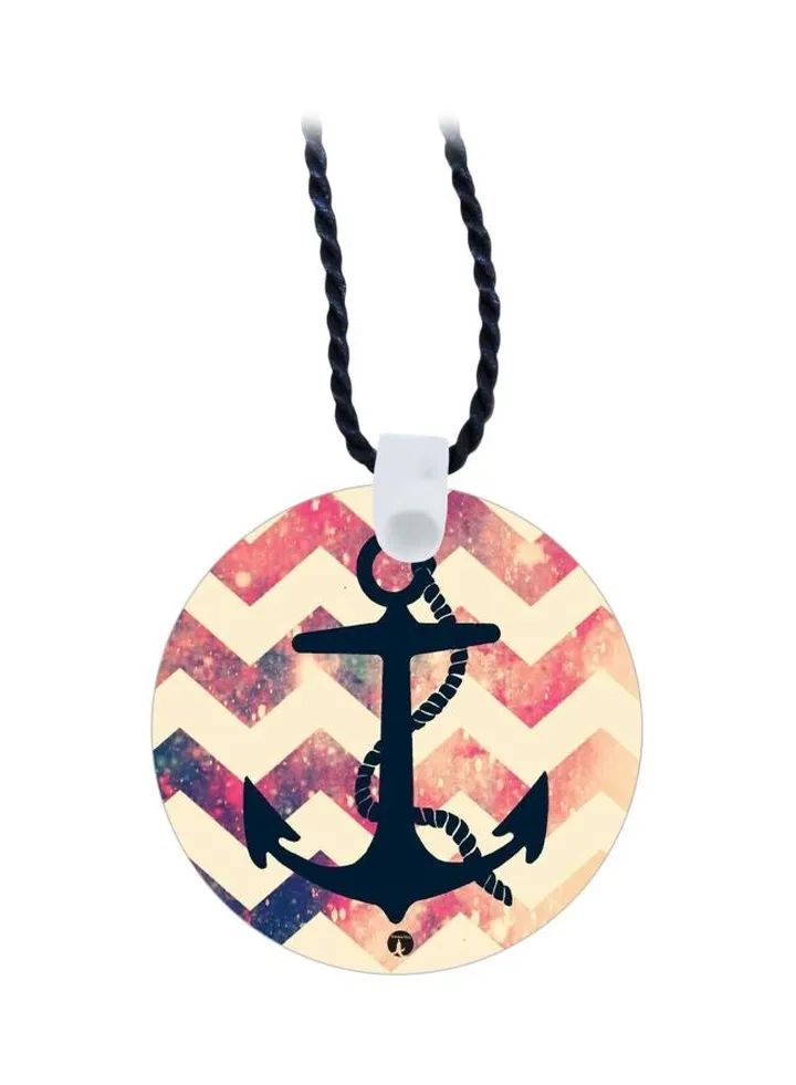 Anker Printed Pendant Necklace