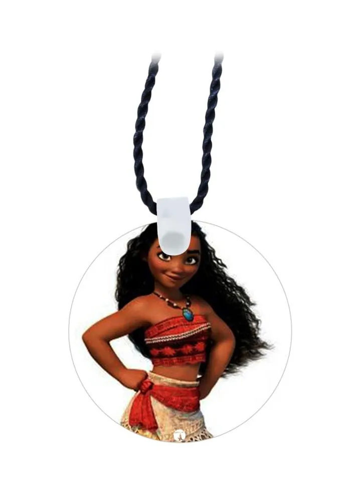 Moana Printed Pendant Necklace