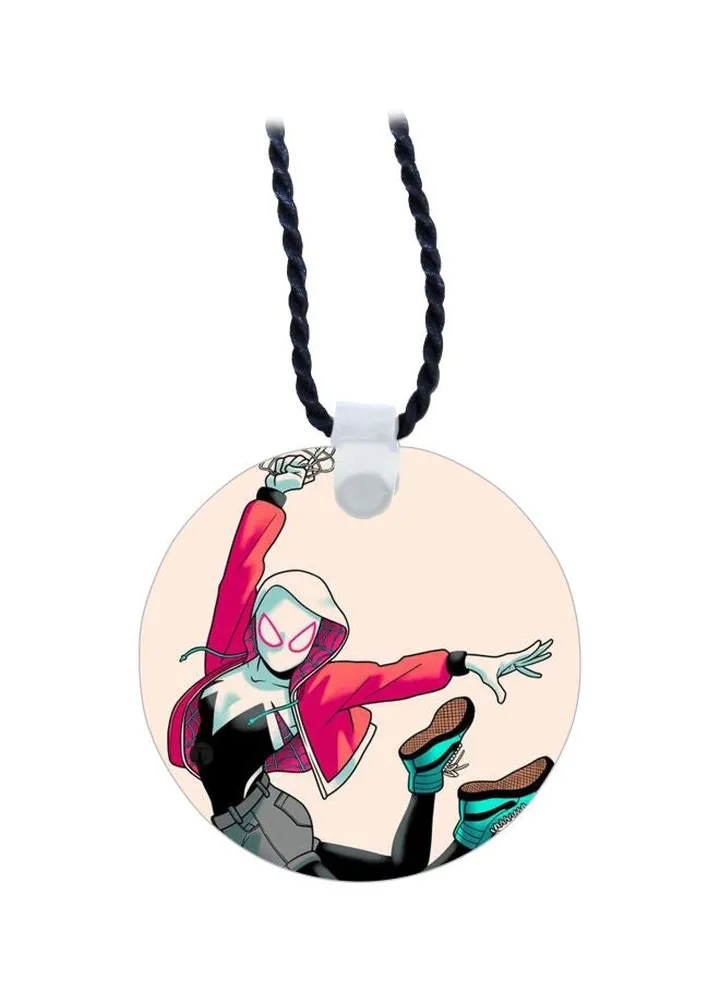 Spider Gwen Themed Pendant Necklace