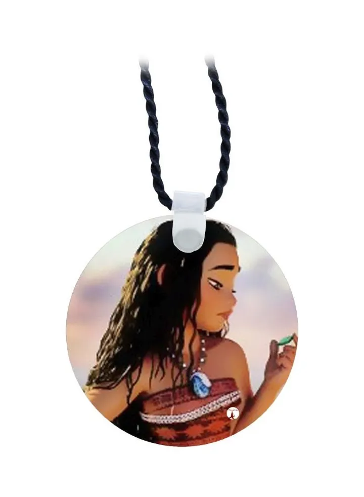 Moana Printed Pendant Necklace
