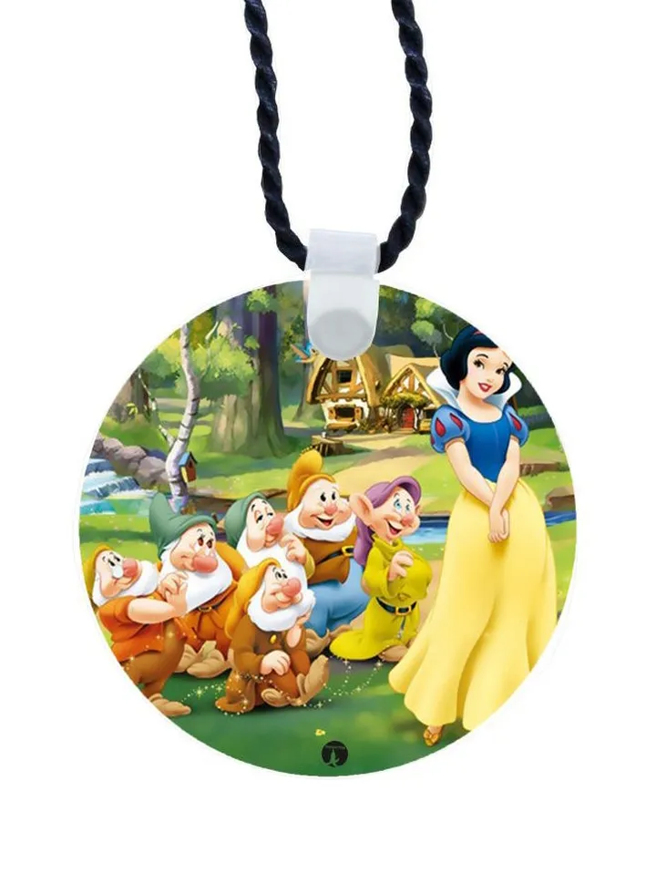 Cindarella Printed Pendant Necklace