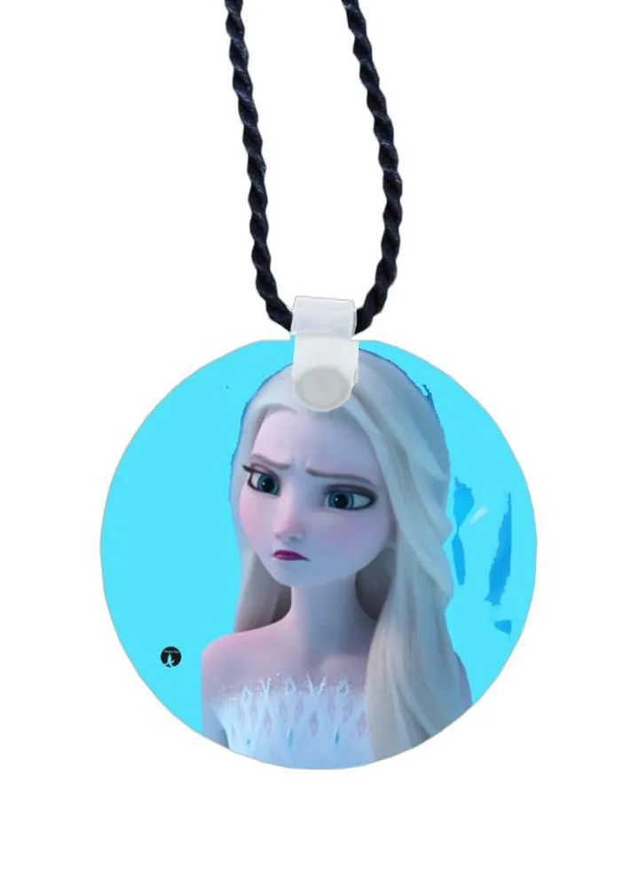 Elsa Printed Pendant Necklace
