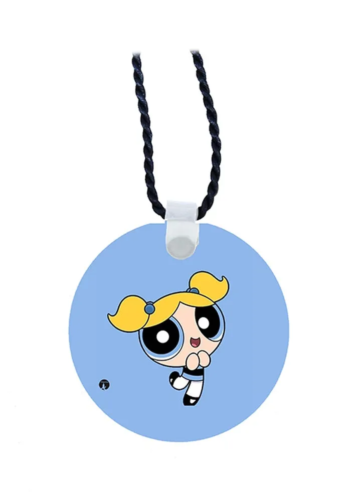 Powerpuff Girl Printed Pendant Necklace