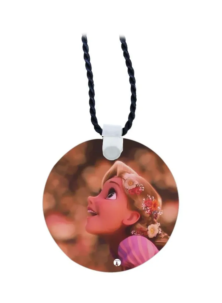 Rapunzel Printed Pendant Necklace